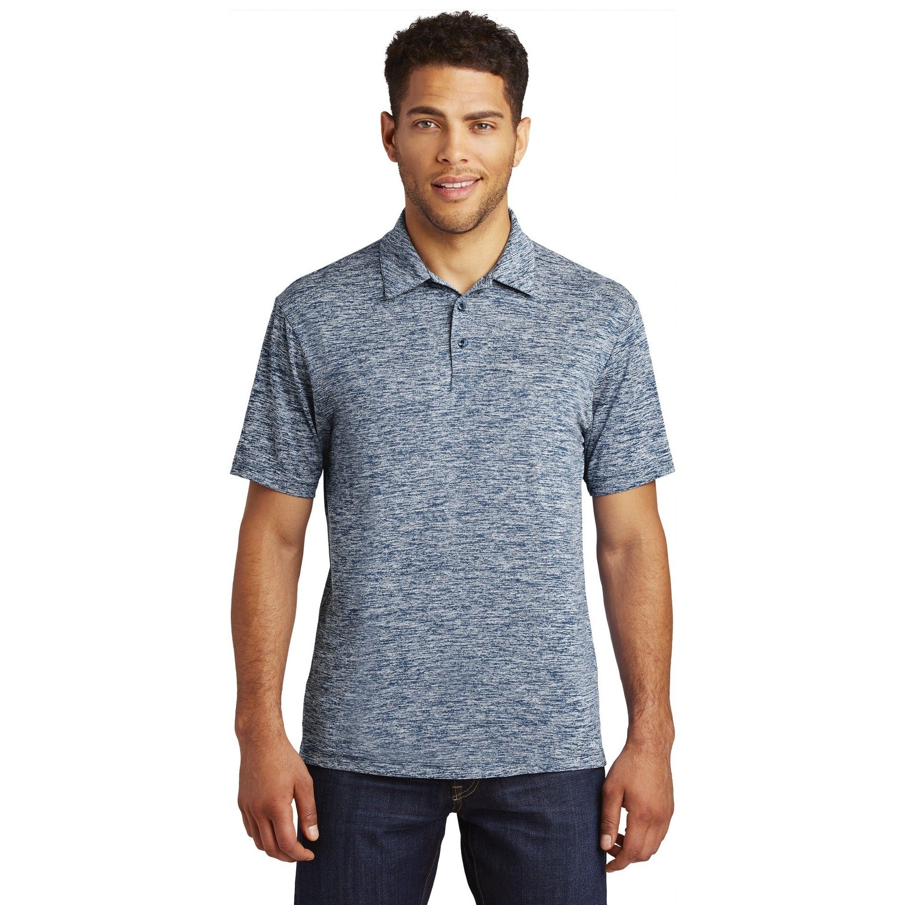 Sport-Tek-Sport-Tek ® PosiCharge ® Electric Heather Polo. ST590-MedTech-6